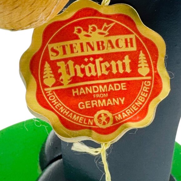 Steinbach German Handmade Nutcracker Chubby Brewer 11" S1351 Original Box & Tag - Picture 6 of 12